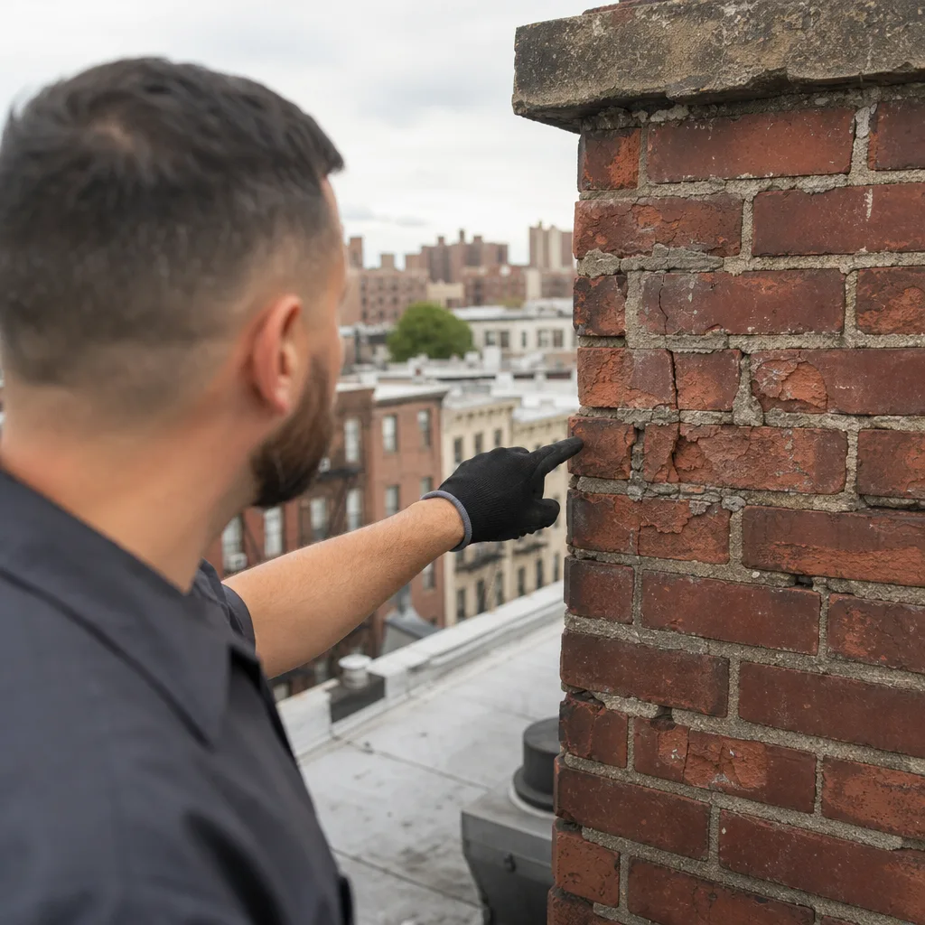 Illustration for chimney cleaning in The Bronx