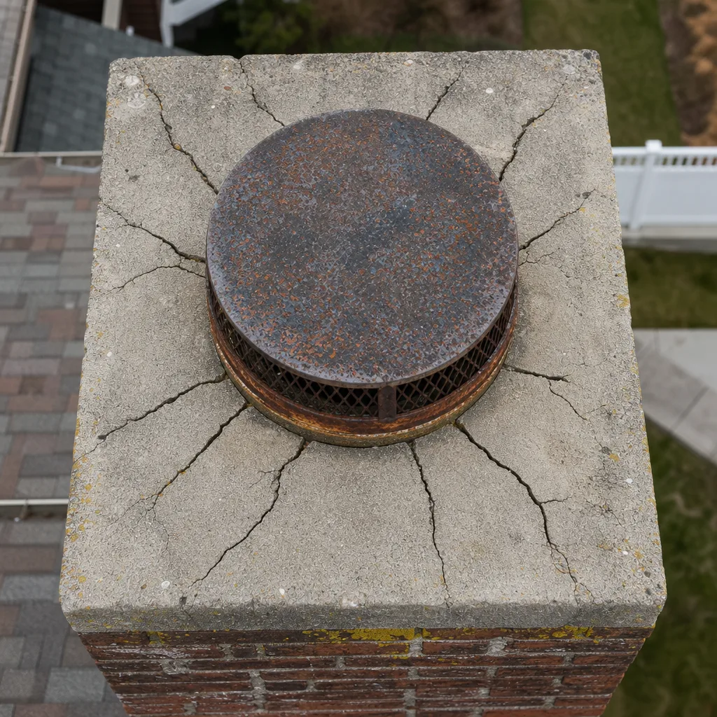 Illustration for chimney cleaning in Howard Beach