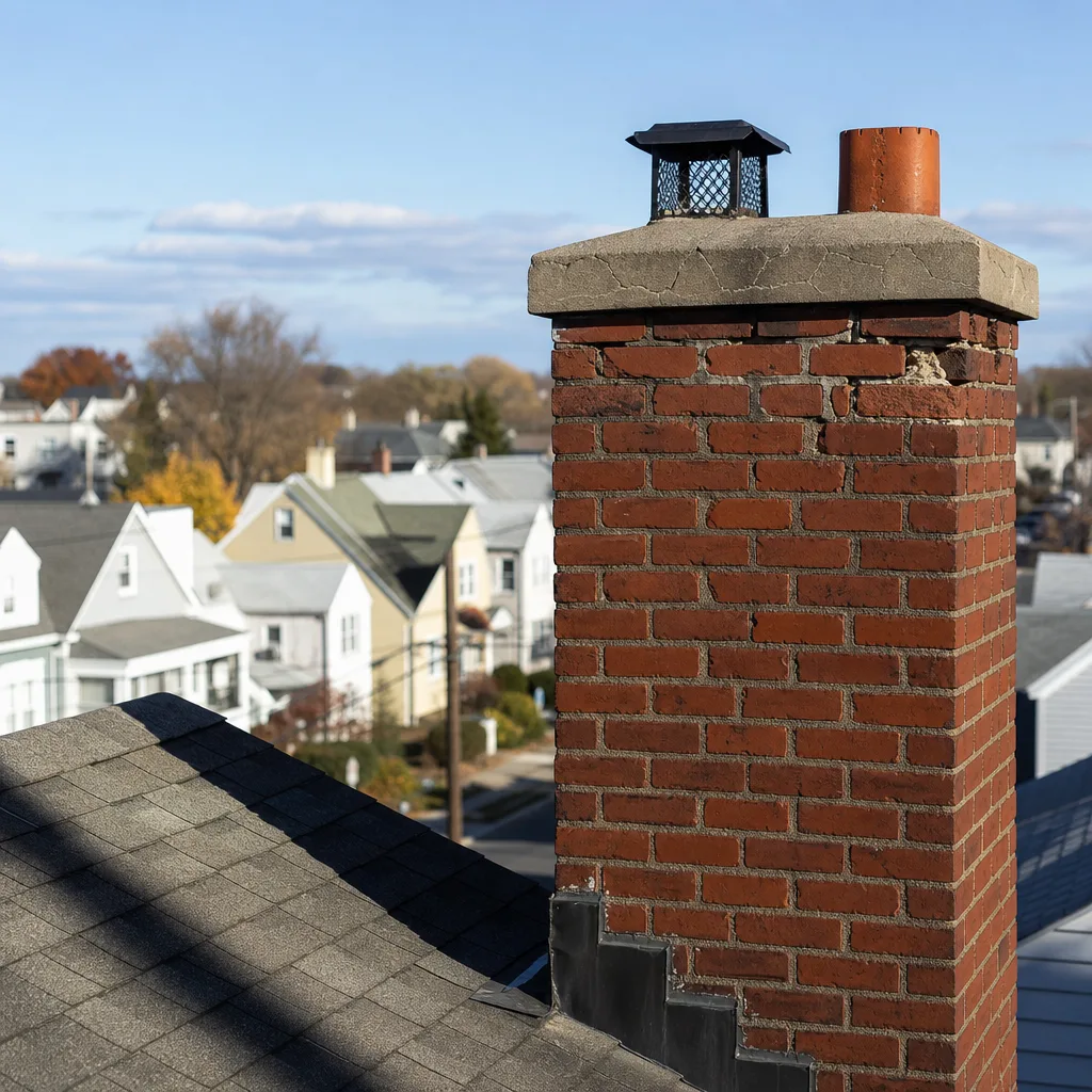 Illustration for chimney cleaning in Kearny